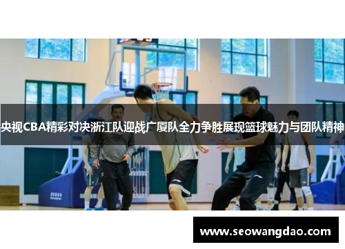 央视CBA精彩对决浙江队迎战广厦队全力争胜展现篮球魅力与团队精神